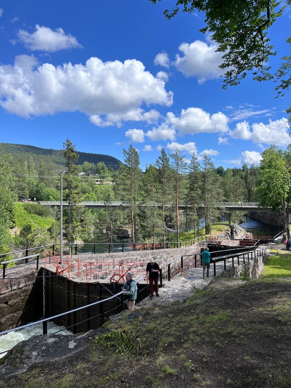 Telemarkskanalen i Lunde - Telemark