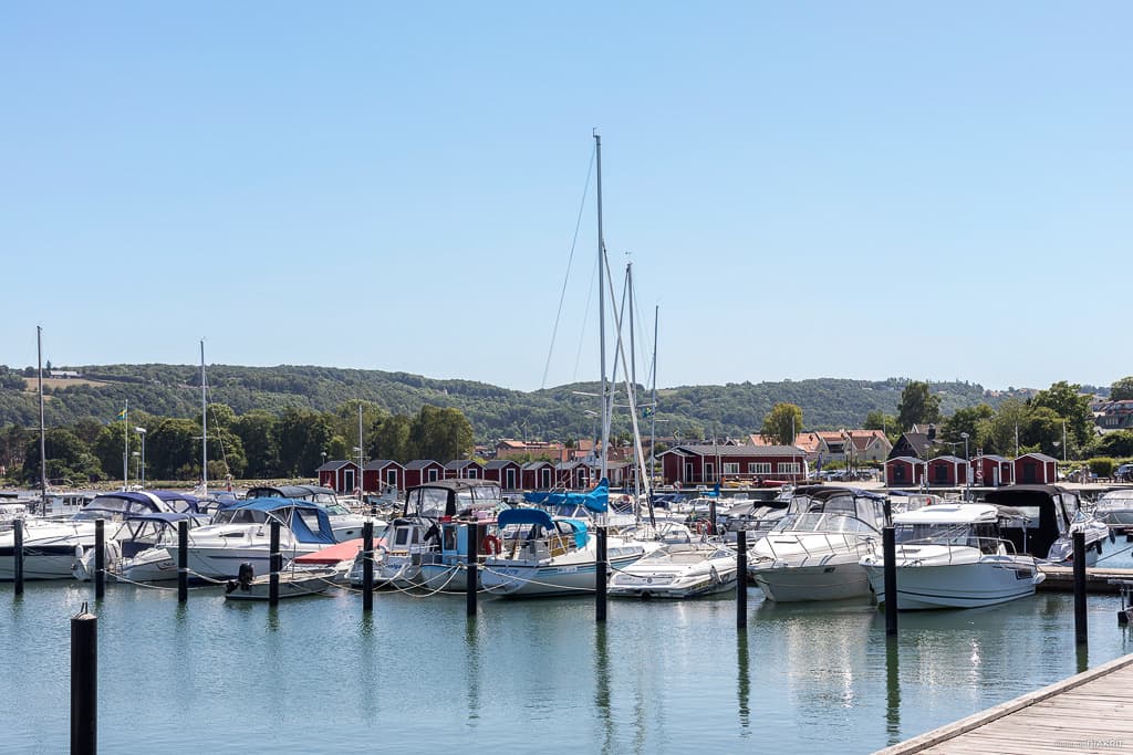 Camping Schonen in der Nähe von Båstad mit Zugang zu den Norrvikens Gärten und charmanten Cafés.