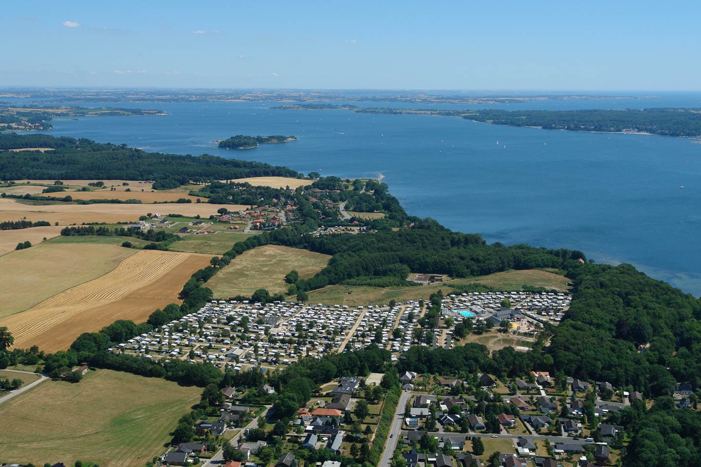 Camping in Dänemark, Frigård – Flensborg Fjord
