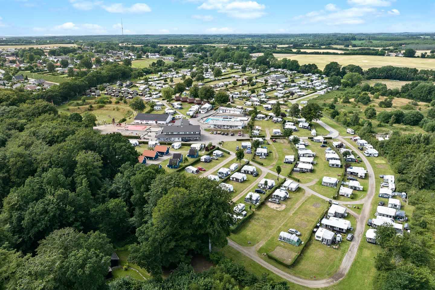 Campingferie i Frigård med gode pladser til autocamper, telt og campingvogn