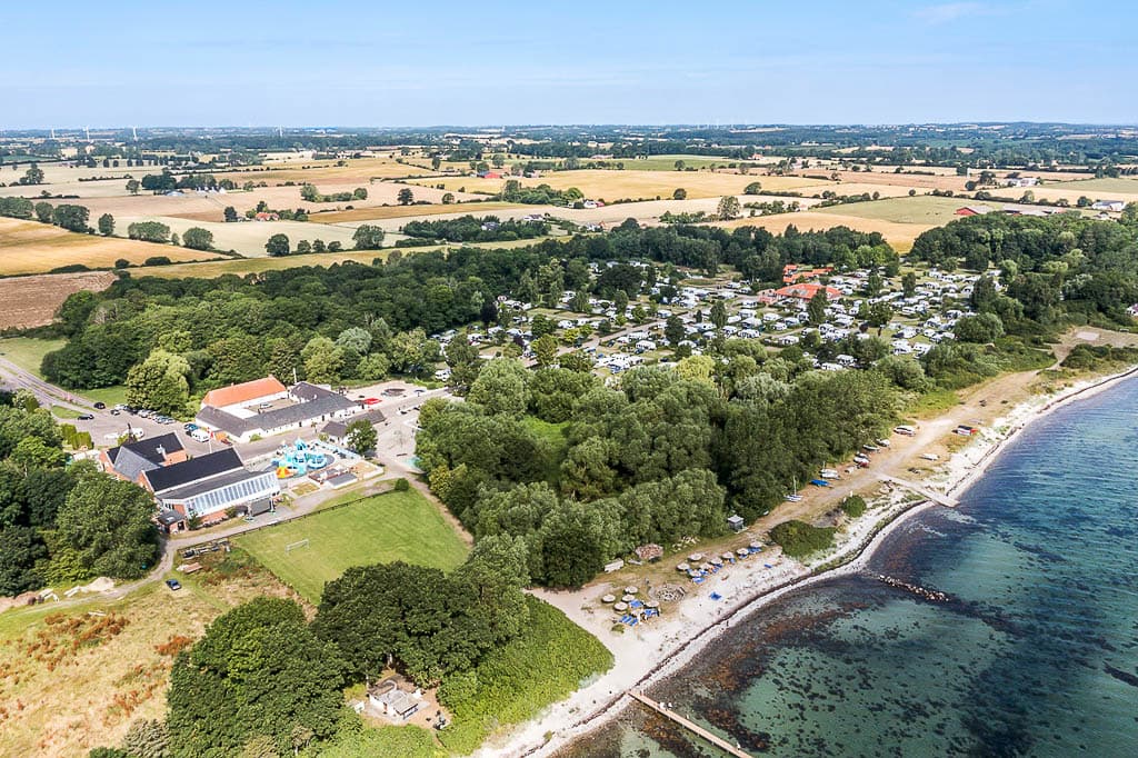 Bøsøre Strand Fünen Dänemark flacher Sandstrand familienfreundlich