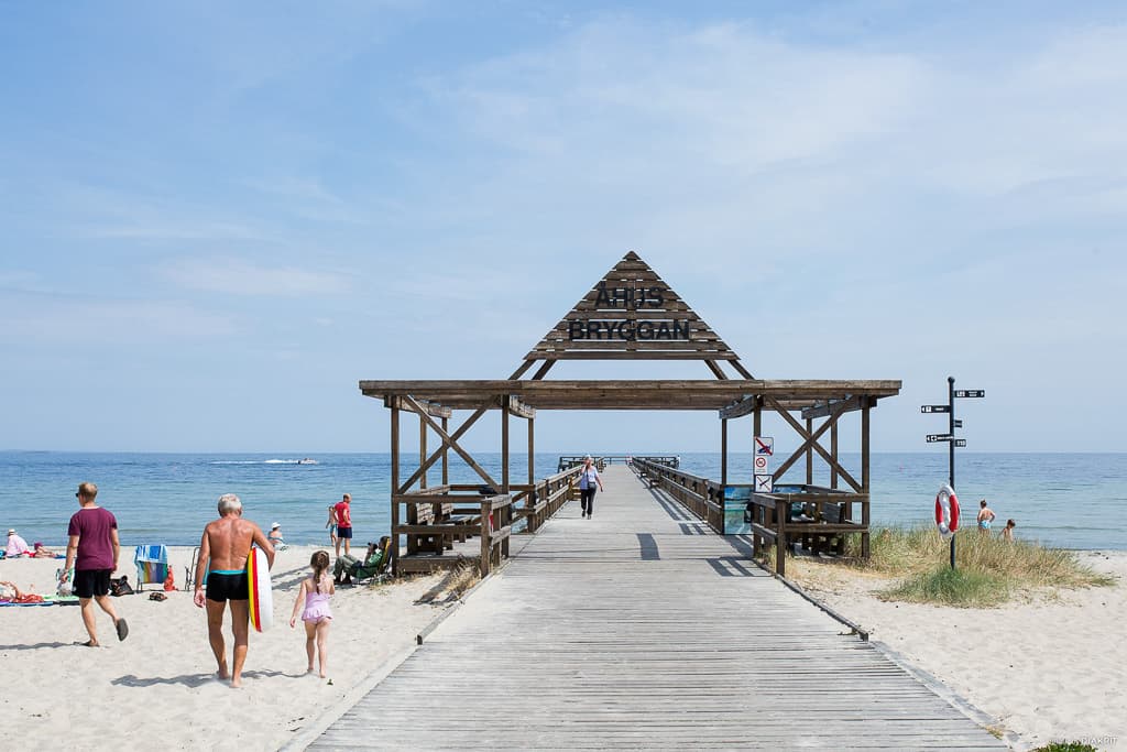 Camping Schonen in Åhus mit Hochseilgarten, Kinderclub und Fahrradverleih.