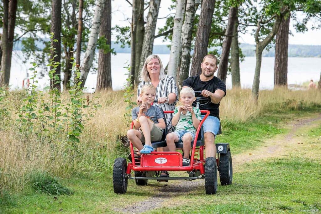 Familienfreundlicher Camping Mariestad mit herrlicher Seesicht.