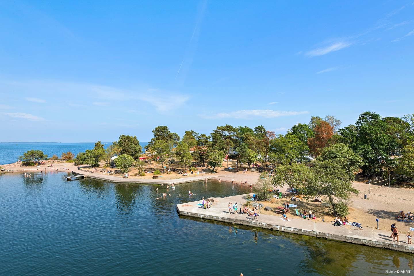 Gunnarsö Oskarshamn Küste Schweden mit Felsen und Badebuchten