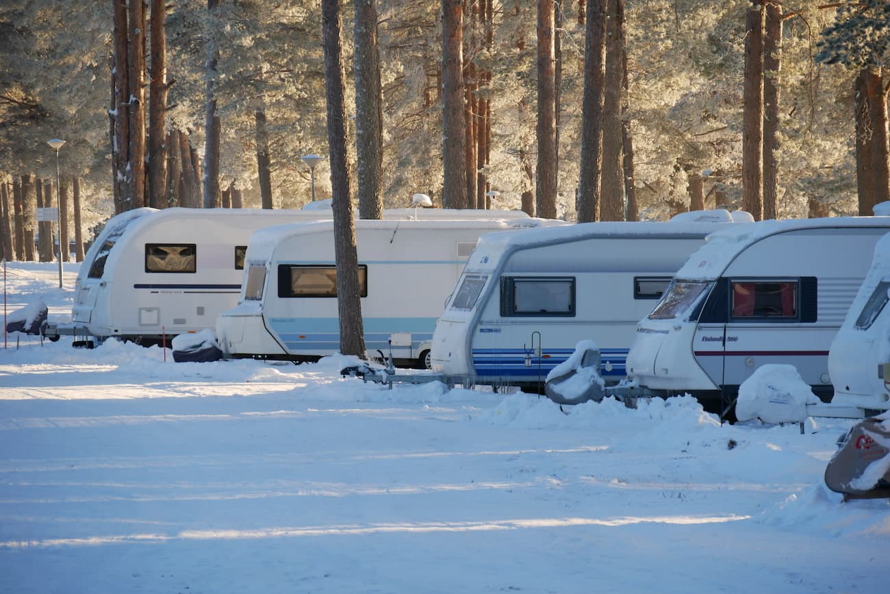 Orsa - Dalarna vinter, saisoncamping wintersaison 