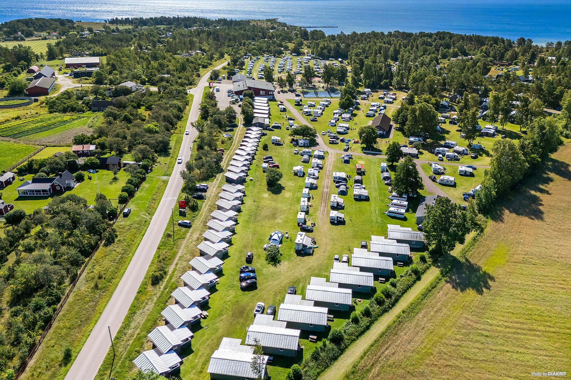 Familienfreundlicher Camping Südschweden an der Küste in First Camp Löttorp – Öland.