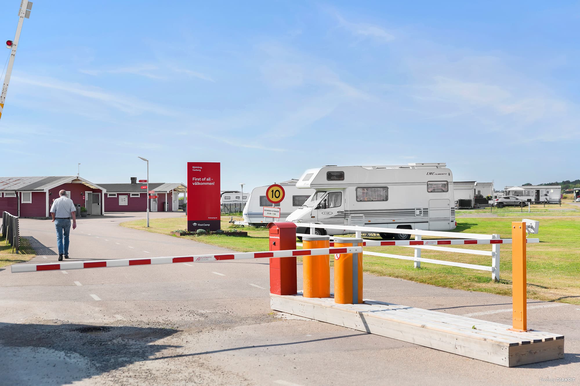 Wohnmobilstellplätze am Meer auf First Camp Björkäng – Varberg