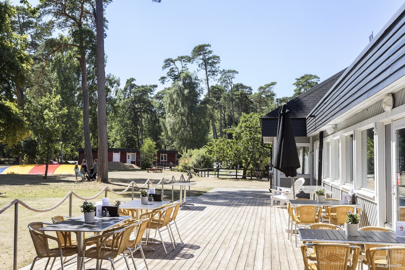 Stellplätze mit Meeresblick bei Camping Südschweden in Torekov – Båstad.