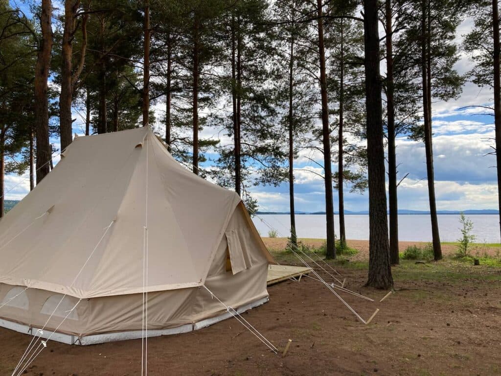 Dalarnas bästa Campingar - glampingtält orsa dalarna