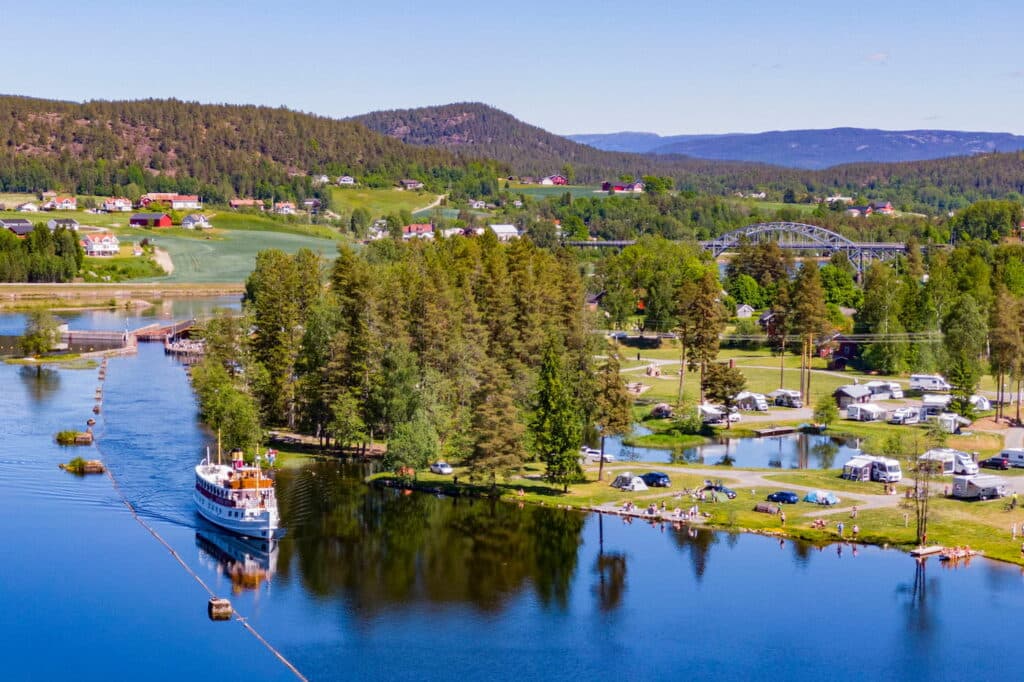 Camping in Telemarks Lunde - Telemark