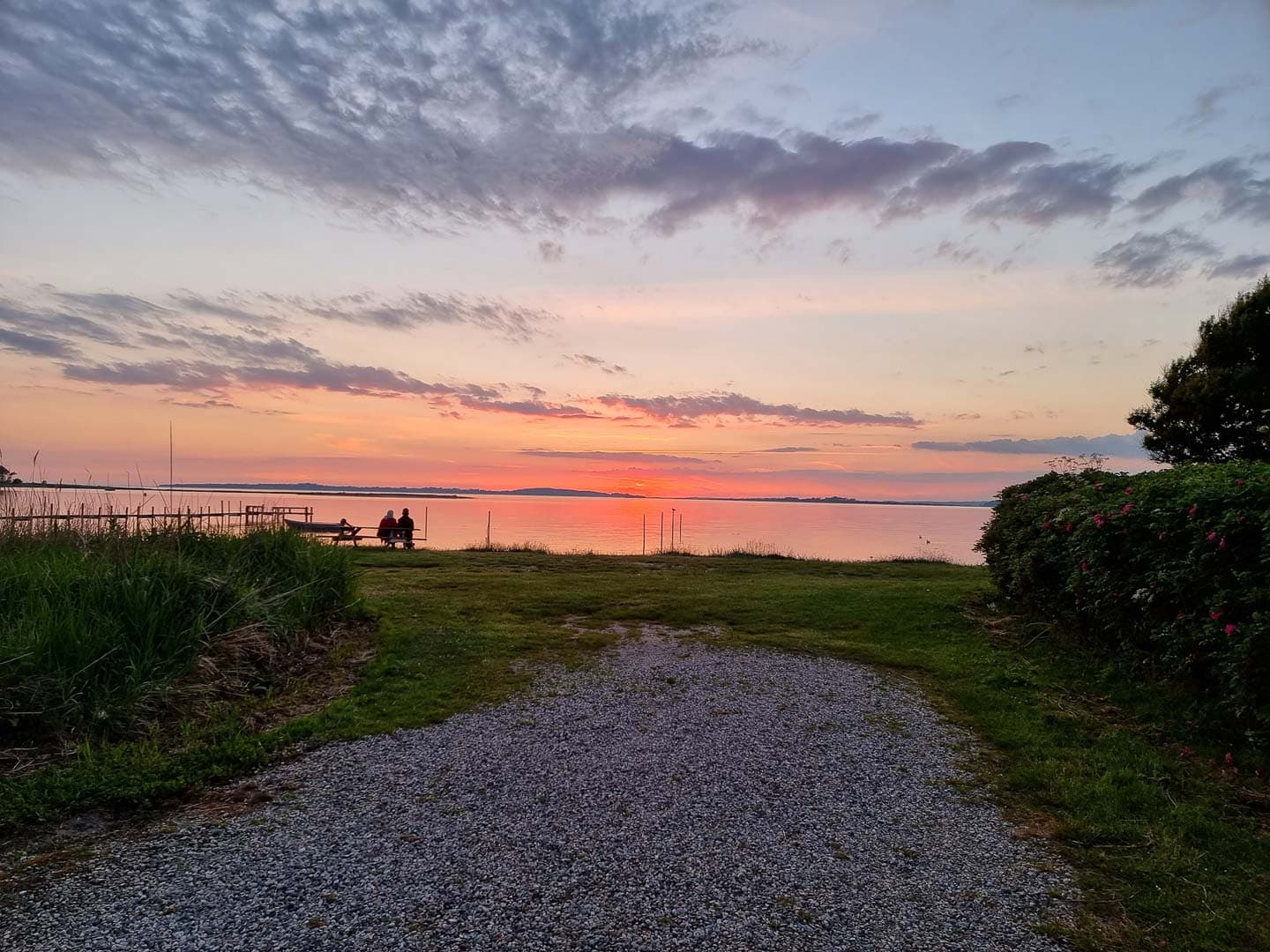 Böjden strand, camping auf Fünen