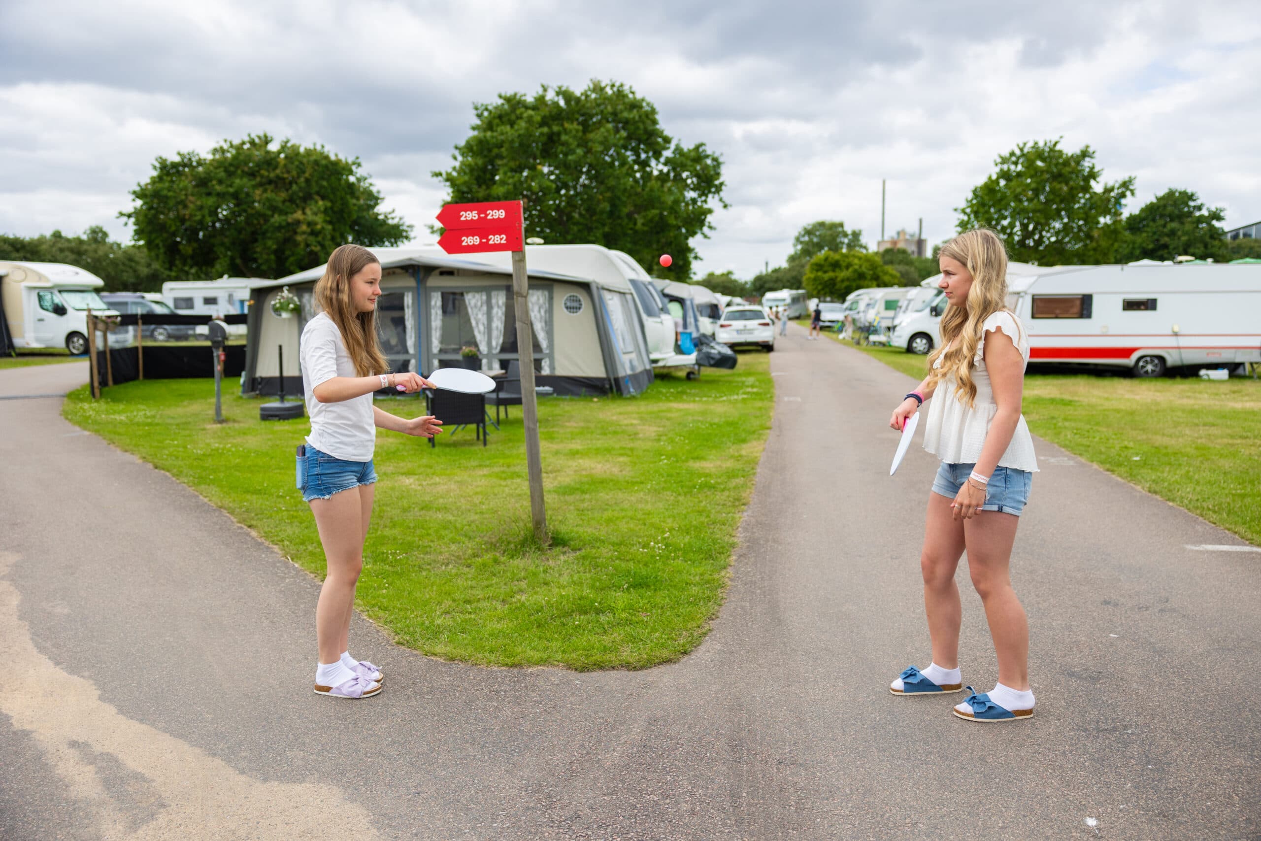 Überblick über den Campingplatz First Camp Råå Vallar in Schweden