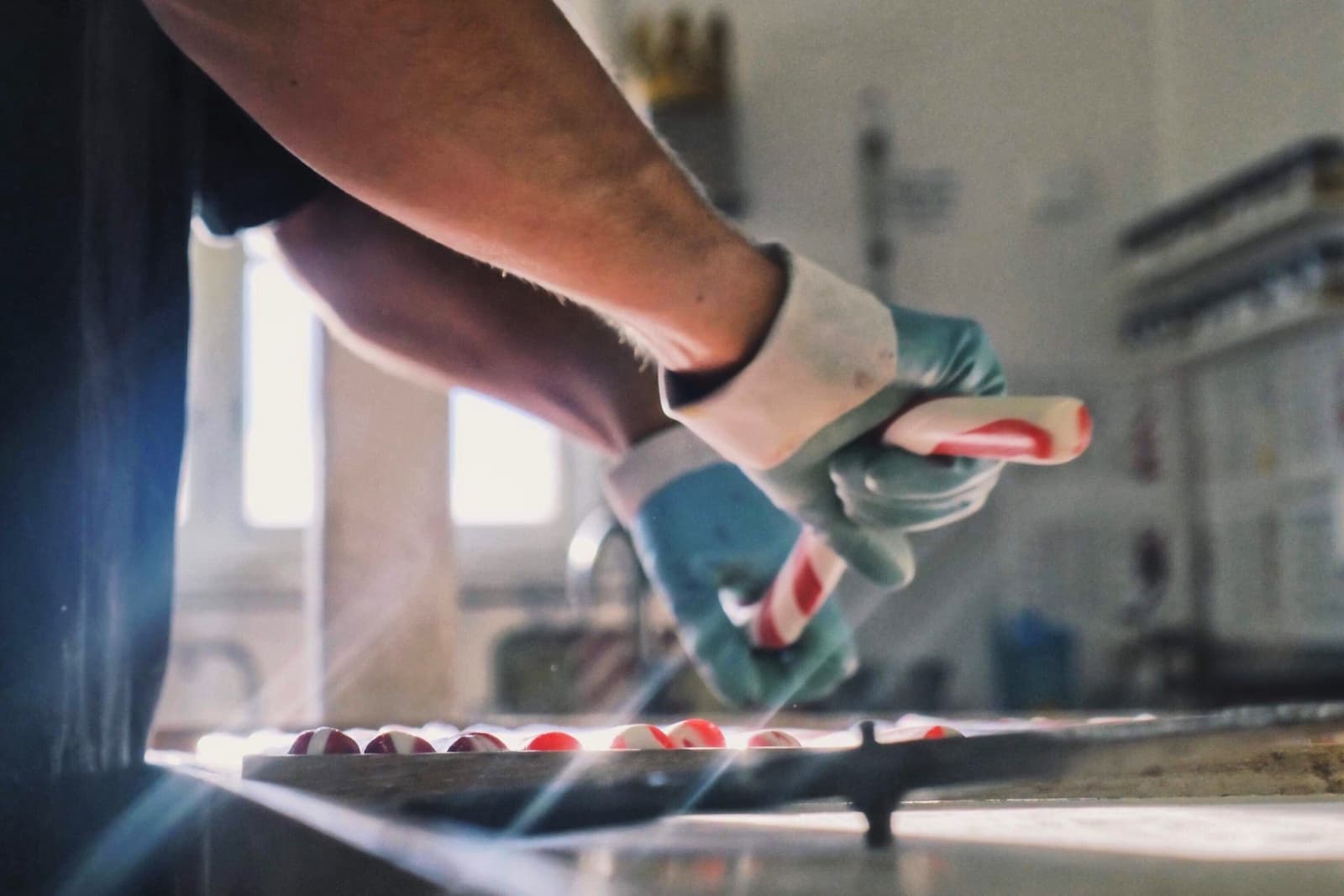 Polkagrisbakning på Gränna