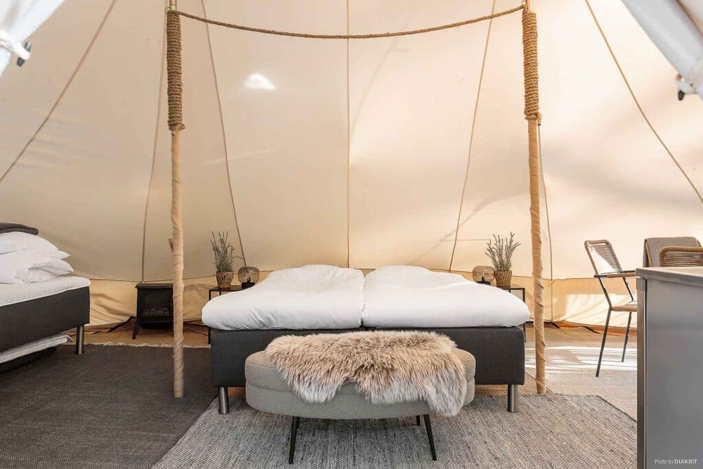Bastad Torekov glamping vaderon tält