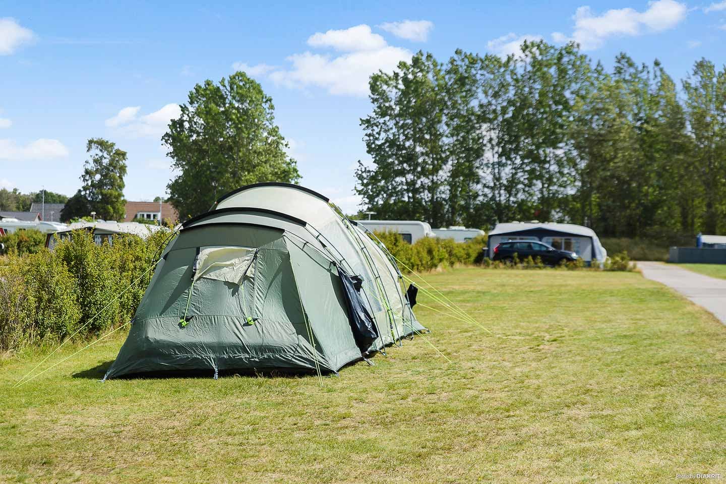 Zeltcamping bei First Camp Bogense City auf Fünen