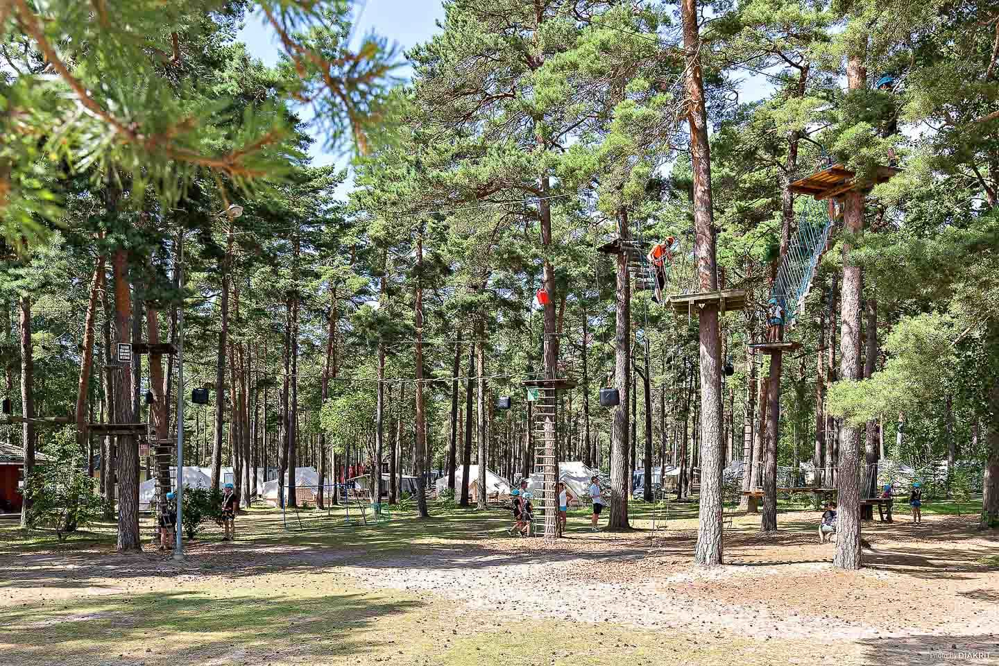 Entspannte Campingatmosphäre in Åhus an der Küste