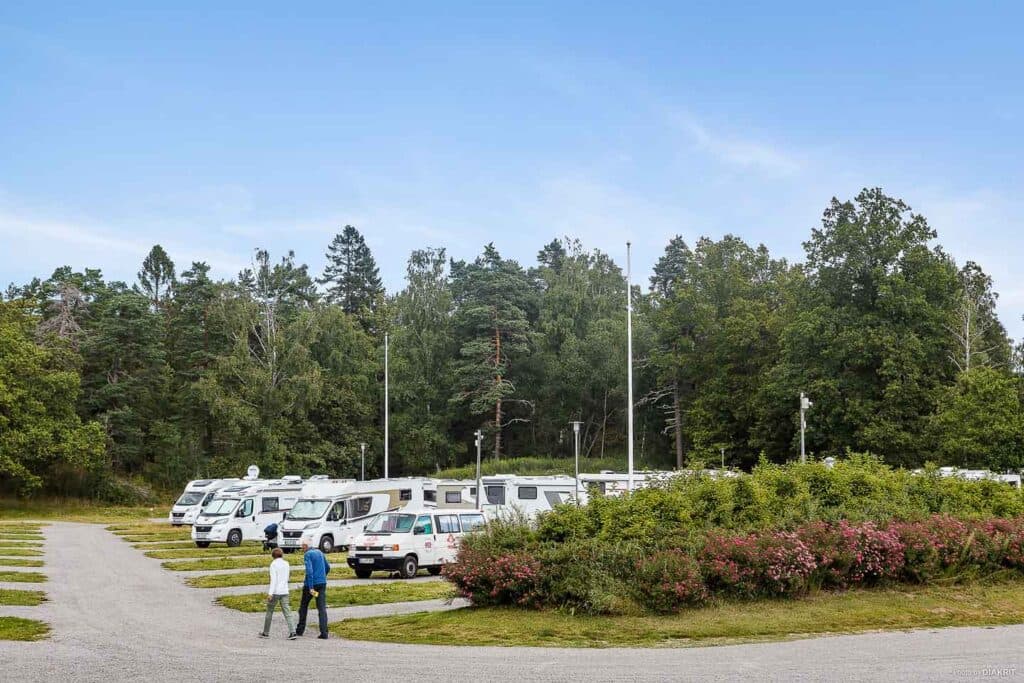 Camping Stockholm mit komfortablen Einrichtungen und viel Platz
