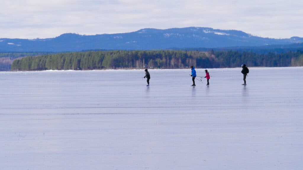 Vinter i Dalarna på First Camp Orsa - Dalarna Camping