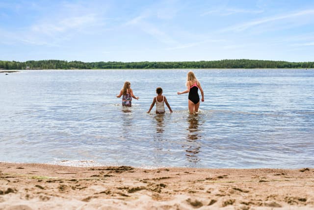 Strand och bad på First Camp Duse Udde - Säffle