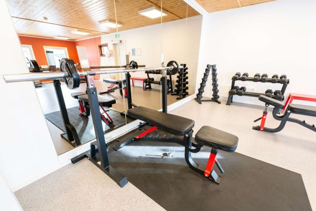Gym på campingplatsen Ansia - Lycksele