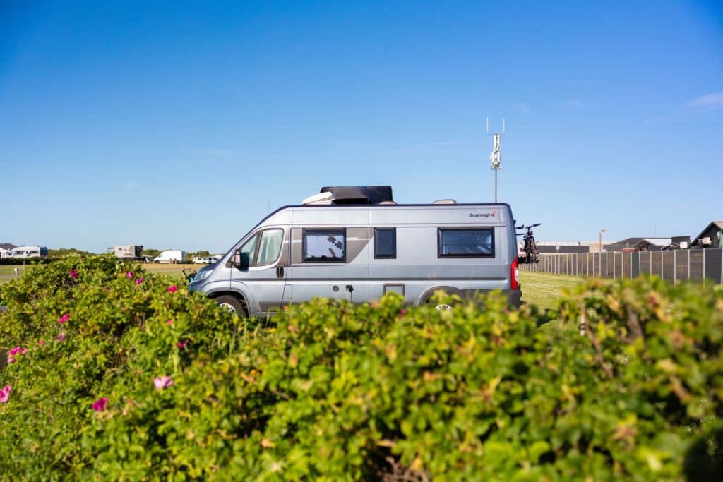 Autocampere på Lakolk Strand – Rømø camping