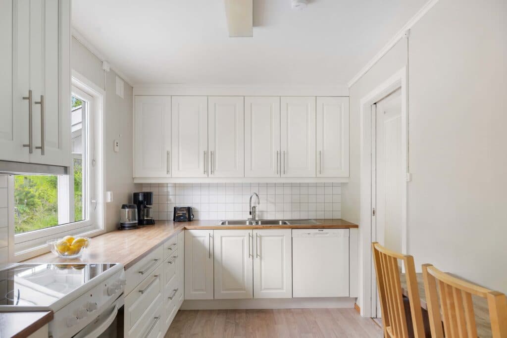 Utsikten - stuga i norsjö - kök