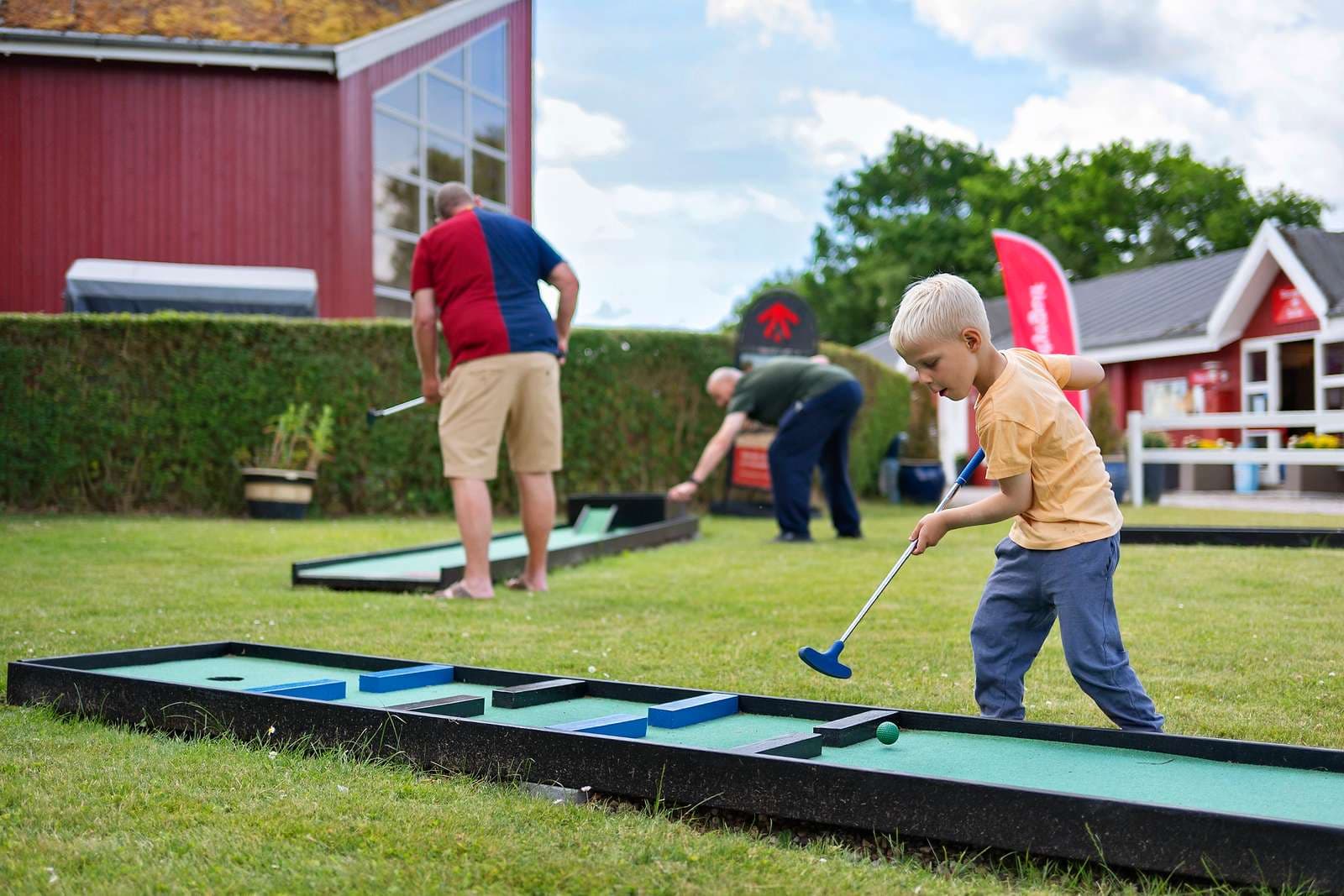Minigolf på Campingpladsen Tempelkrogen – Holbæk