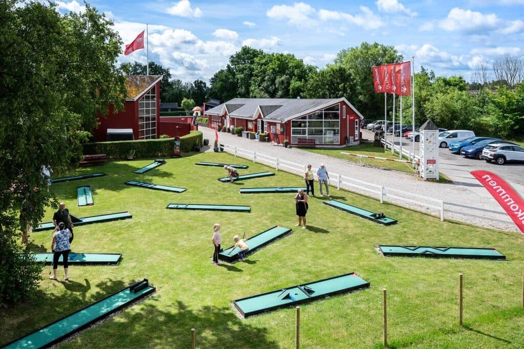 Minigolf på Campingpladsen Tempelkrogen – Holbæk