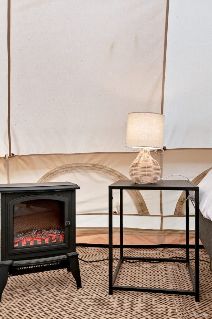 Glamping glampingtält siljansbadet rättvik