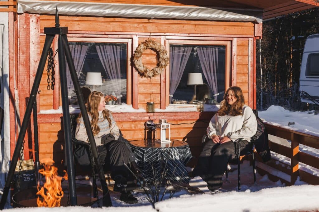 Bø Telemark vintersesong med spikertelt