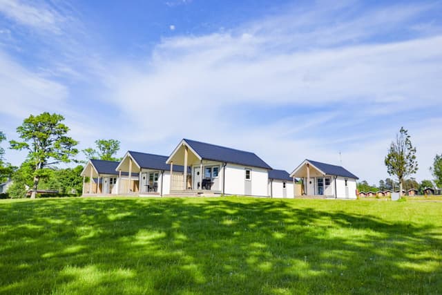 Exteriör för Picazzostuga på Herrgårdsliv i Värmland.