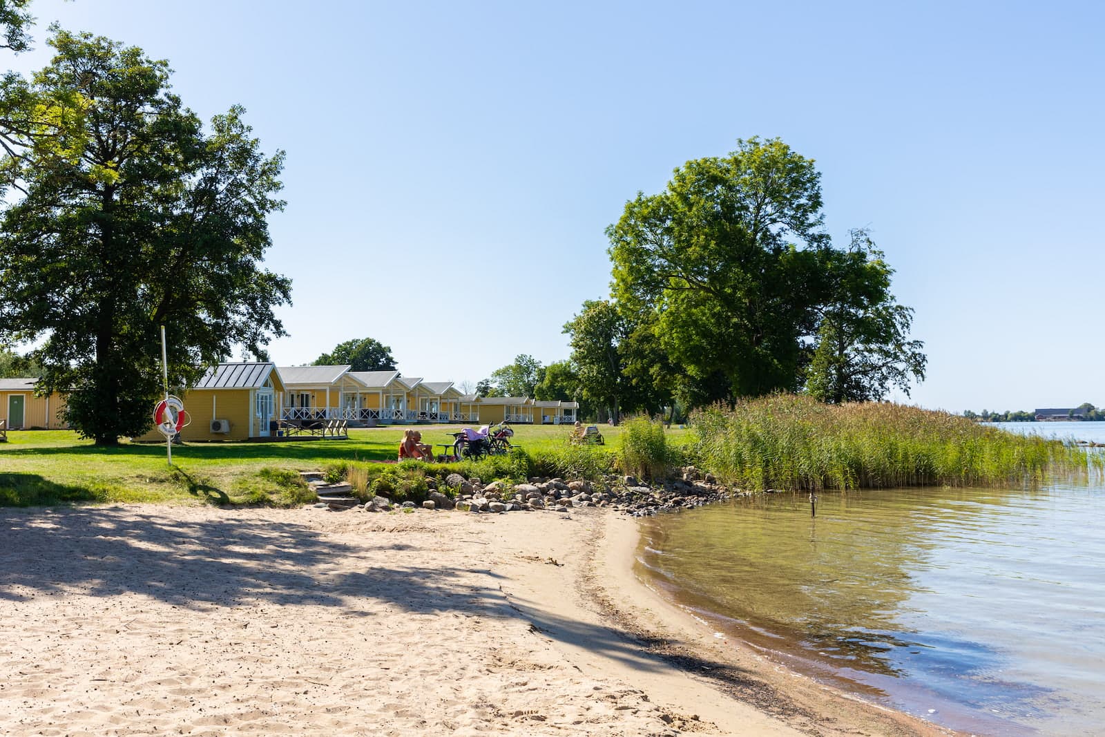 Die schönsten Strände in Schweden Vätterviksbadet Vadstena am Vättern