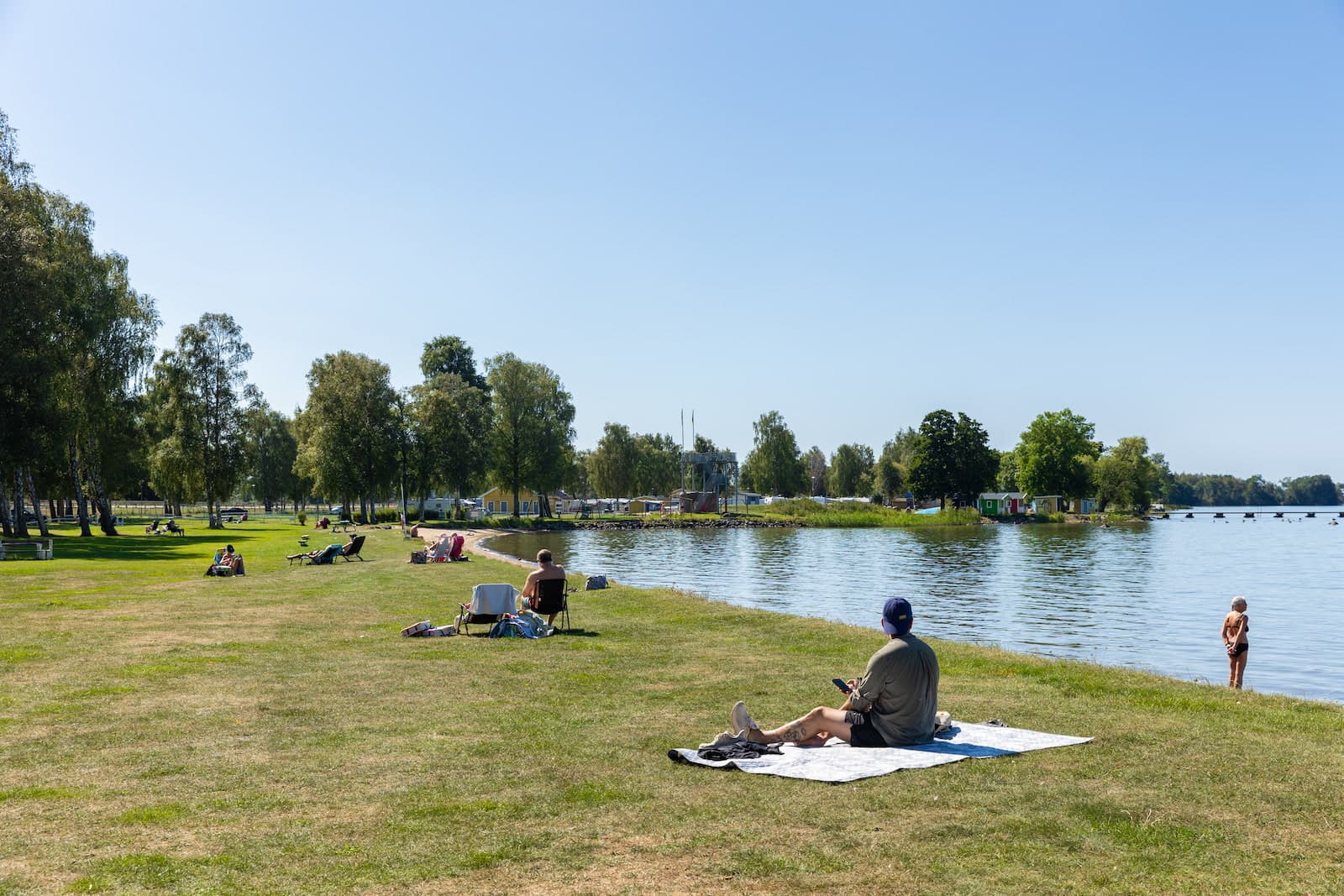 Vätterviksbadet Strand Mittelschweden Die schönsten Strände am Vättern See