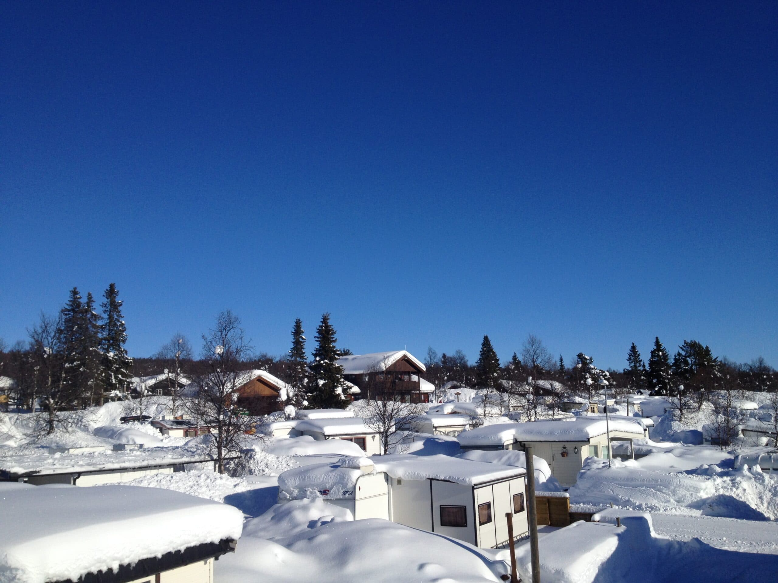 Dauerstellplatz auf dem Campingplatz in Beitostølen das ganze Jahr über