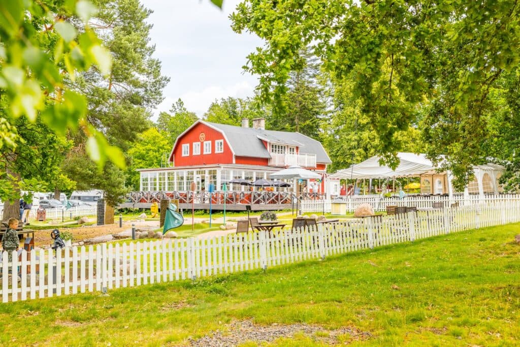 Restaurang, mat och dryck på campingen Herrgårdsliv i Kristinehamn